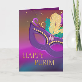Happy Purim - Chag Purim Jüdischer Feiertag Karte