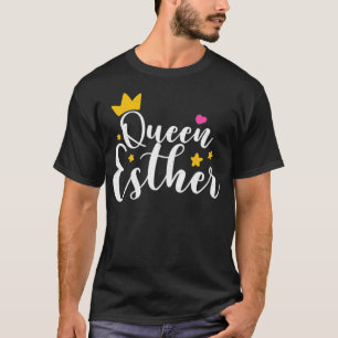 Happy Purim Costume Idea Queen Esther Hebrew Jewis T-Shirt