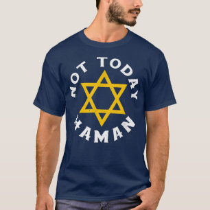 Happy Purim Costume Idee nicht heute Haman jüdisch T-Shirt