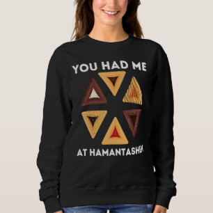 Happy Purim Party Kostüm Jüdin, du hattest mich be Sweatshirt