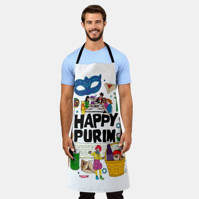Happy Purim Schürze (Getragen)