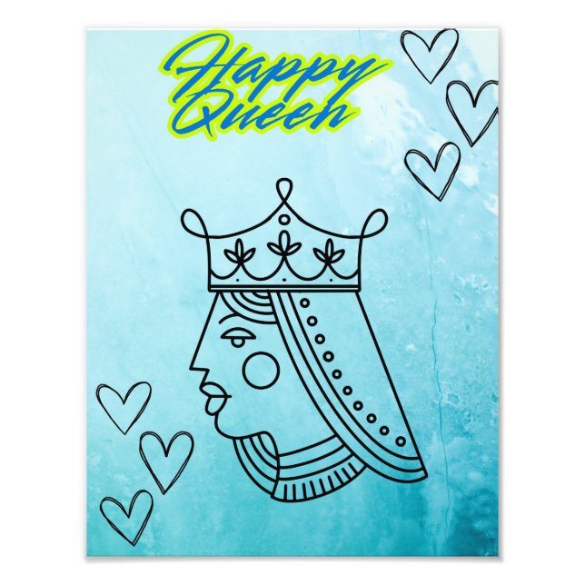 Happy Queen Fotodruck (Vorne)