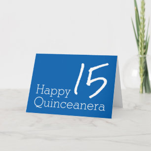 Happy Quinceanera Karte