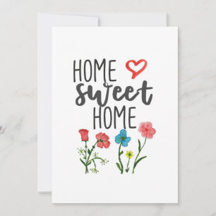 Happy Quote Zuhause Sweet Zuhause Blume Save The Date