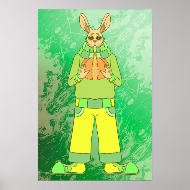 Happy Rabbit Poster (Vorne)