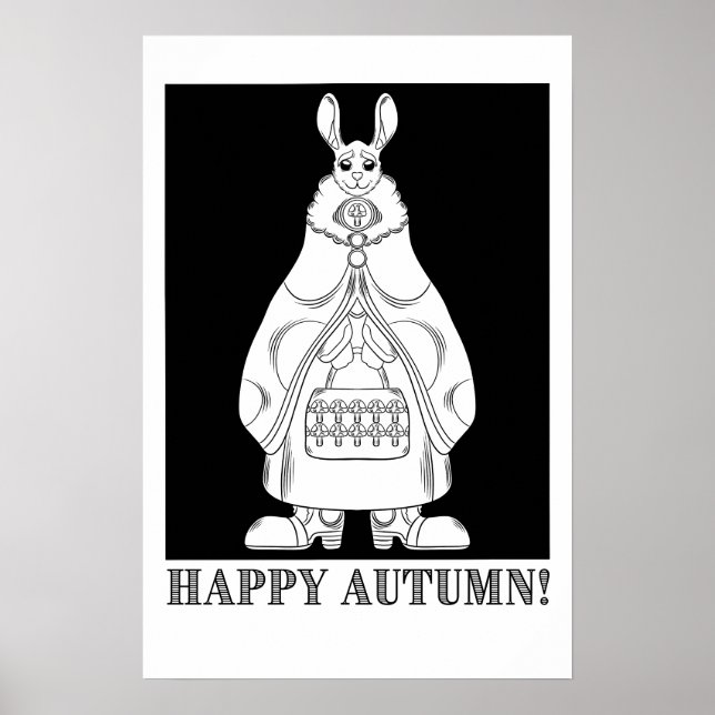 Happy Rabbit Poster (Vorne)