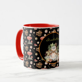 Happy Raccoon Anpassen von Text und Farbe Tasse