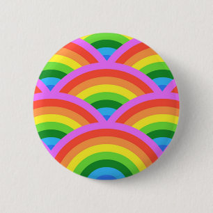 Happy Rainbow Button