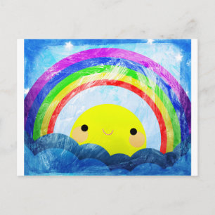 Happy Rainbow Postkarte