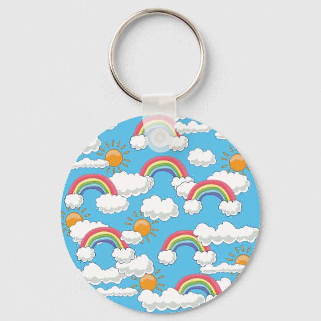 Happy Rainbow Schlüsselanhänger (Vorderseite)