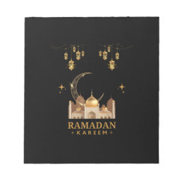 Happy Ramadan Kareem - Eid Mubarak Grüße Notizblock