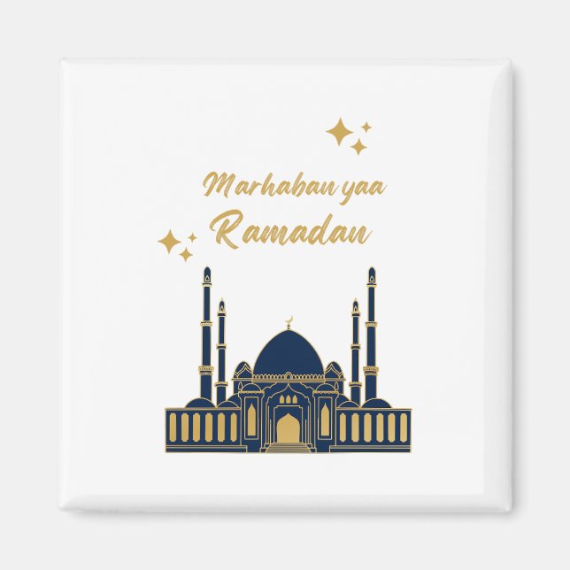 Happy Ramadan Kareem - Eid Mubarak Quotes Magnet (Vorne)