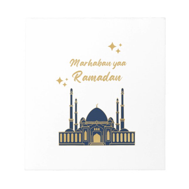 Happy Ramadan Kareem - Eid Mubarak Quotes Notizblock (Vorderseite)