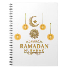 Happy Ramadan Kareem und Eid Mubarak 2023 Urlaub Notizblock