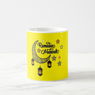 Happy Ramadan Mubarak Kareem Crescent Laterne Kaffeetasse