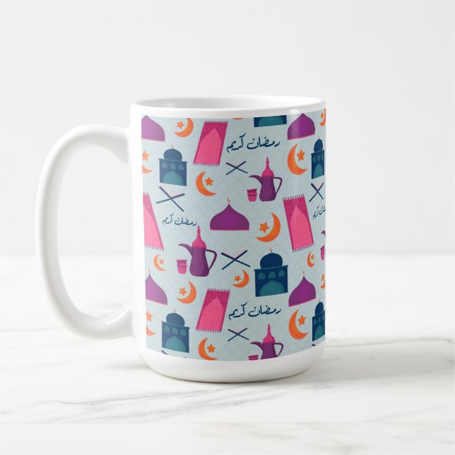 Happy Ramadan Pattern Kaffeetasse (Links)