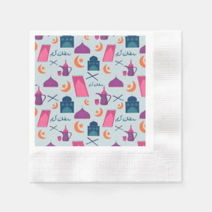 Happy Ramadan Pattern Serviette