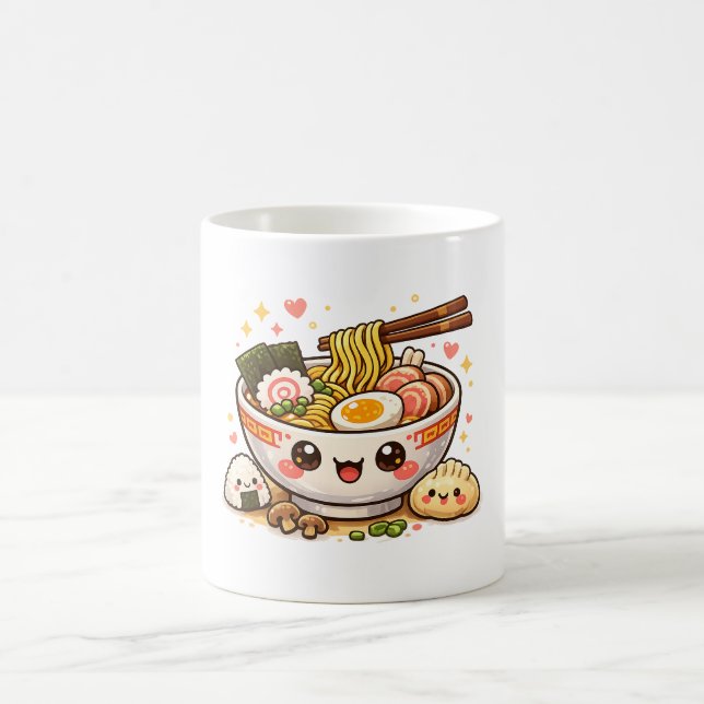 Happy Ramen Friends Mug Kaffeetasse (Mittel)