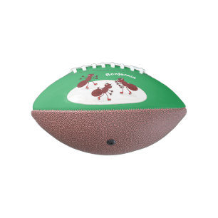 Happy Red Amants Eis Skaten Cartoon Football