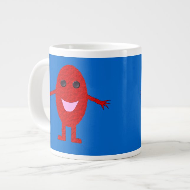 Happy Red Grape Tasse (Vorderseite Links)