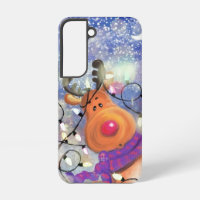 Happy Reindeer Weihnachten Samsung oder iPhone Fäl