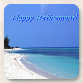 Happy Retirement - Blauer Himmel, blauer Ozean Untersetzer