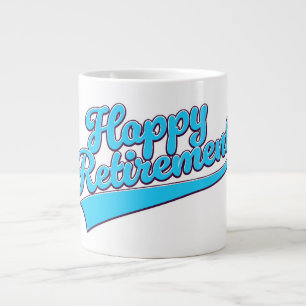 Happy Retirement Blue Edition Jumbo-Tasse