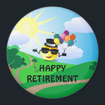 Happy Retirement, colorful fun design, Magnet<br><div class="desc">Happy Retirement to you, fun, cool and colorful design.</div>