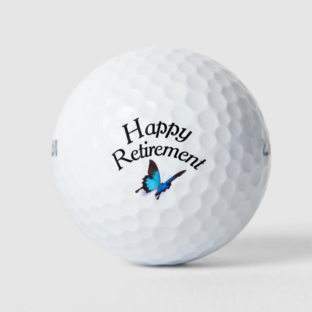 Happy Retirement Golfball (Vorderseite)
