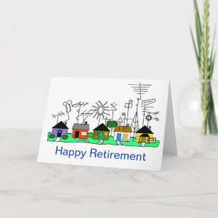 Happy Retirement Ham Radio Card Anpassen Sie es! Karte