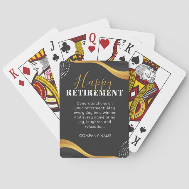 Happy Retirement Playing Cards | Finanzierung Spielkarten (Rückseite)