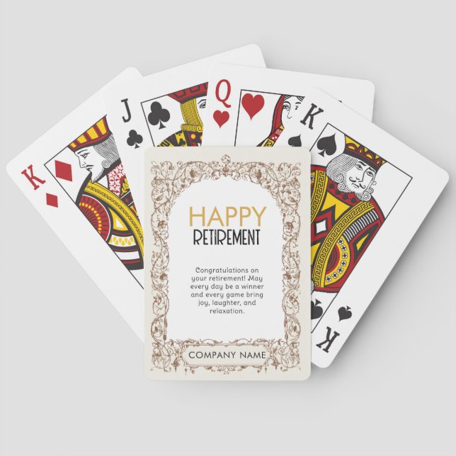 Happy Retirement Playing Cards | Finanzierung Spielkarten (Rückseite)