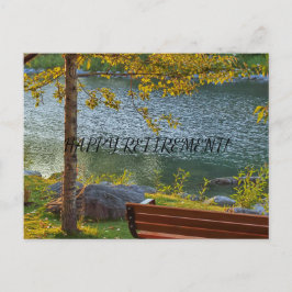 HAPPY RETIREMENT POSTCARD POSTKARTE