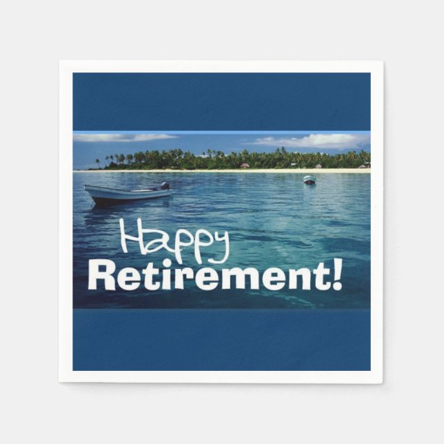 Happy Retirement! Serviette (Vorderseite)
