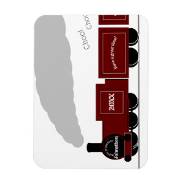 Happy Retirement train Magnet