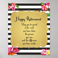 Happy Retirement Zitat Farewell Geschenk
