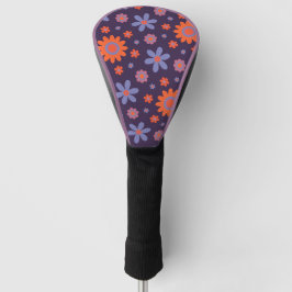Happy Retro Blume Niedlich 70er Hippie Daisy Patte Golf Headcover