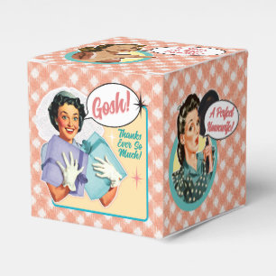 Happy Retro Bride Brautparty Gevor Box Geschenkschachtel