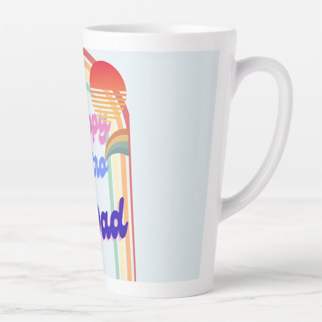Happy Retro Vater Milchtasse (Rechts)