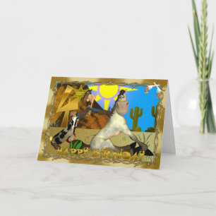 Happy Rooting Tooting 4. Geburtstag Karte