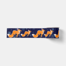 Happy Running Fox Ribbon