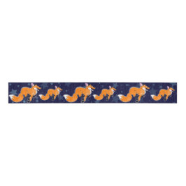 Happy Running Fox Ribbon Ripsband