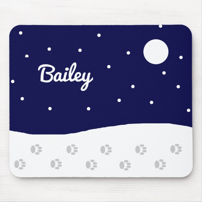 Happy Rural Winter: Mousepad (Vorne)