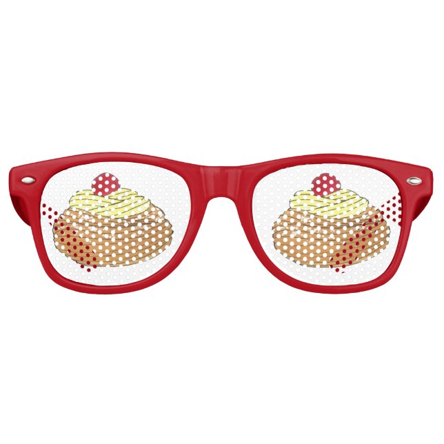 Happy Saint Joseph's Day Italienische Konditorei Z Partybrille (Vorderseite)