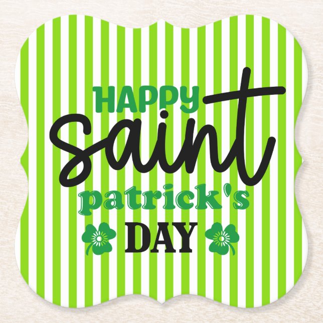 Happy Saint Patrick's Day-59889 Untersetzer (Vorderseite)