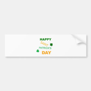 Happy Saint Patrick's Day Autoaufkleber