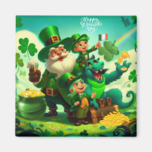 Happy Saint Patrick's Day bunt Magnet