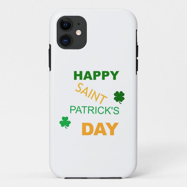 Happy Saint Patrick's Day Case-Mate iPhone Hülle (Rückseite)