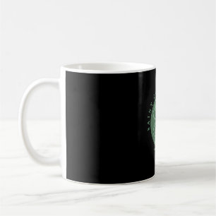 Happy Saint Patrick's Day Kleeblatt Kaffeetasse