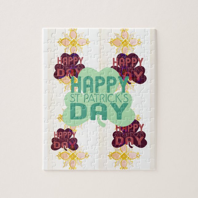 Happy Saint Patrick's Day Lovely Art Print (Vertikal)